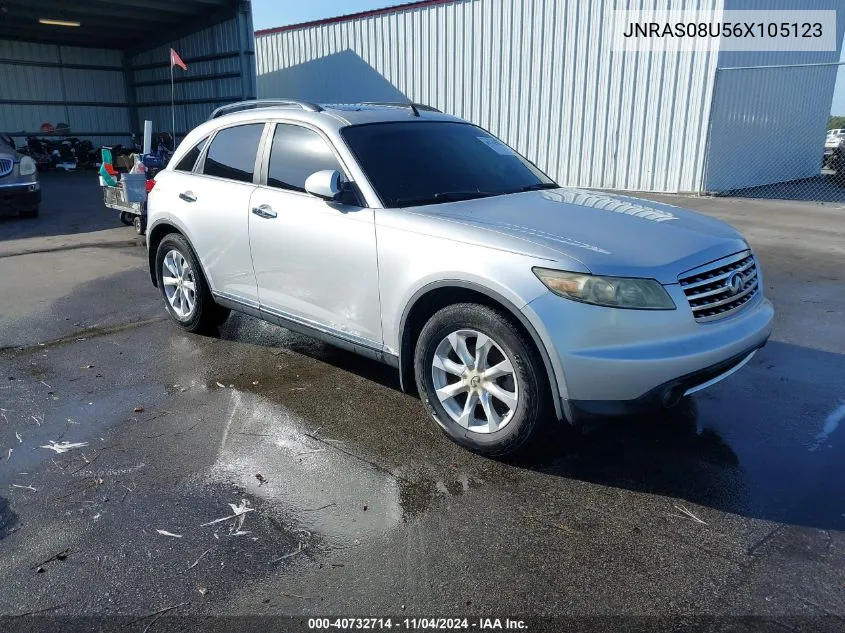 2006 Infiniti Fx35 VIN: JNRAS08U56X105123 Lot: 40732714