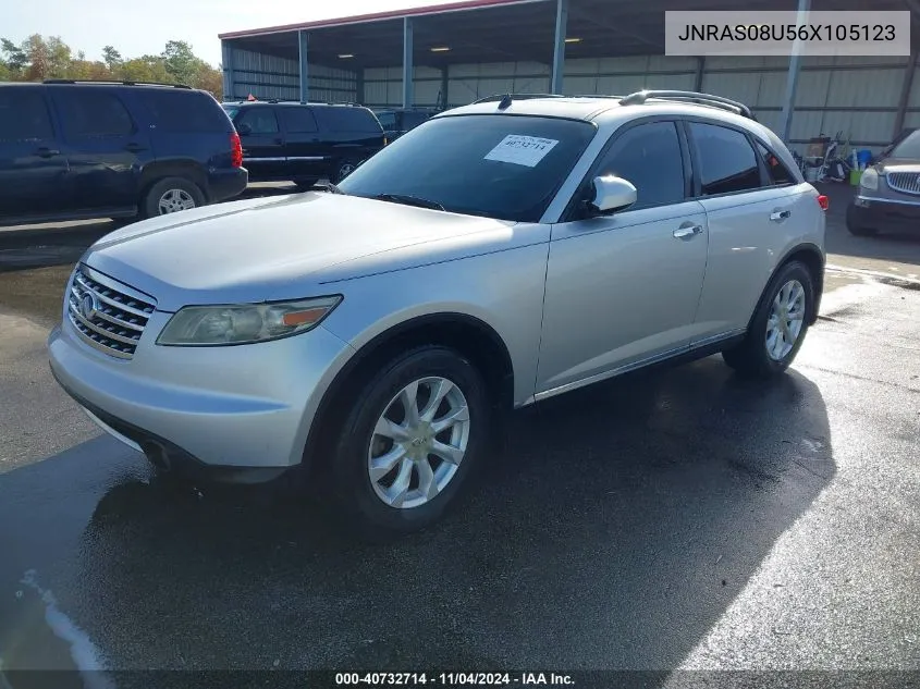 2006 Infiniti Fx35 VIN: JNRAS08U56X105123 Lot: 40732714