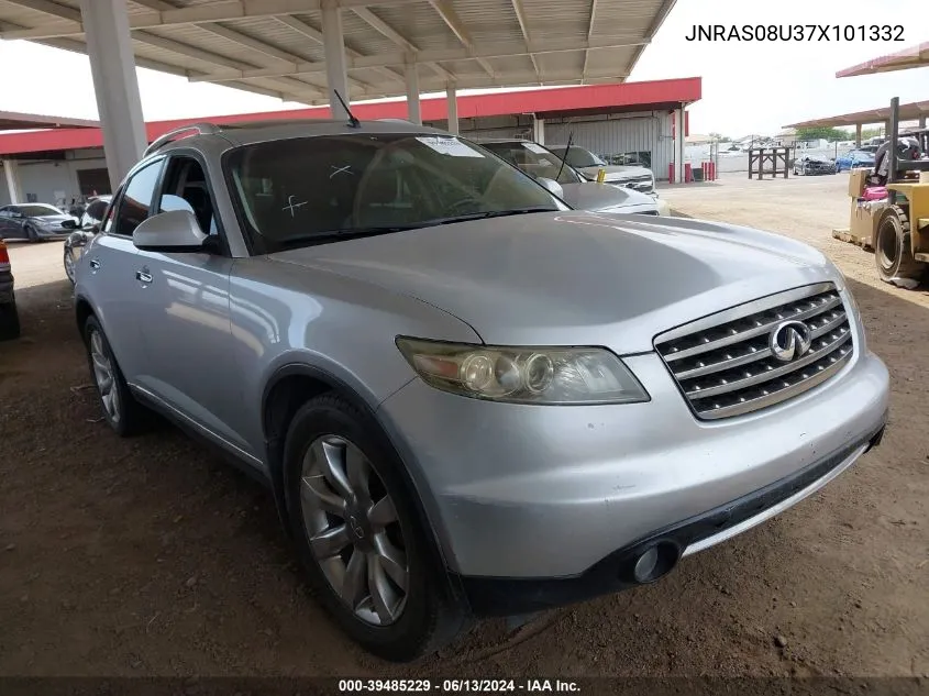 JNRAS08U37X101332 2007 Infiniti Fx35