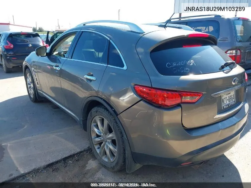 JNRAS18U29M103289 2009 Infiniti Fx35