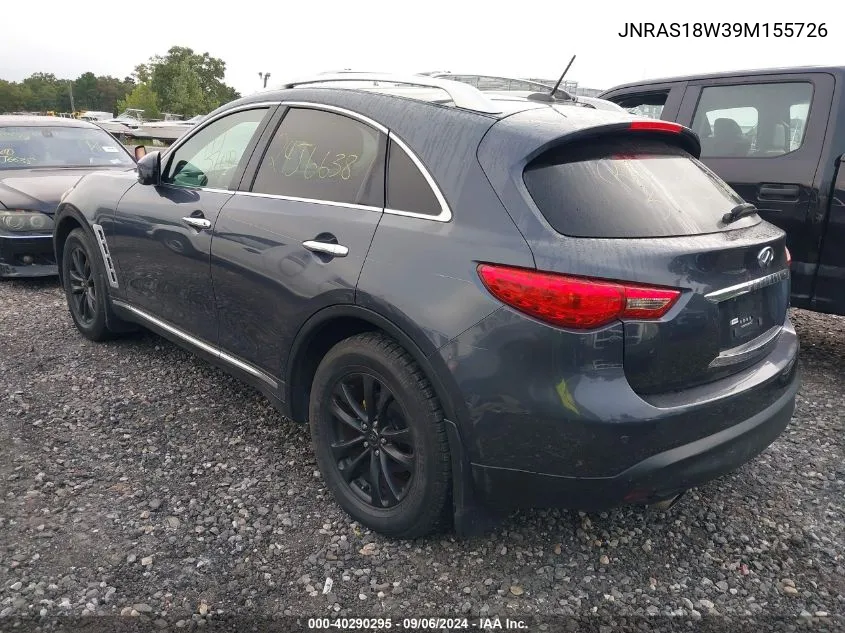 JNRAS18W39M155726 2009 Infiniti Fx35