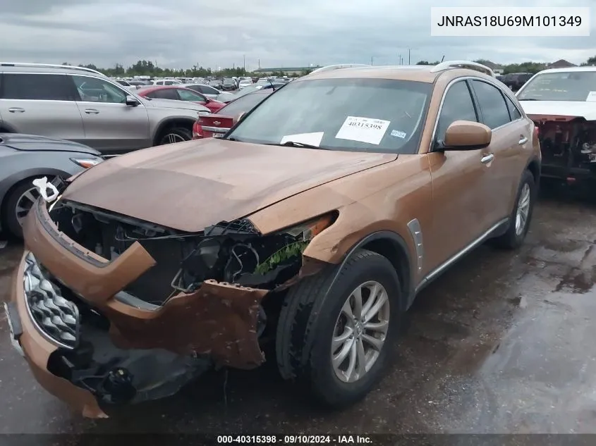 JNRAS18U69M101349 2009 Infiniti Fx35