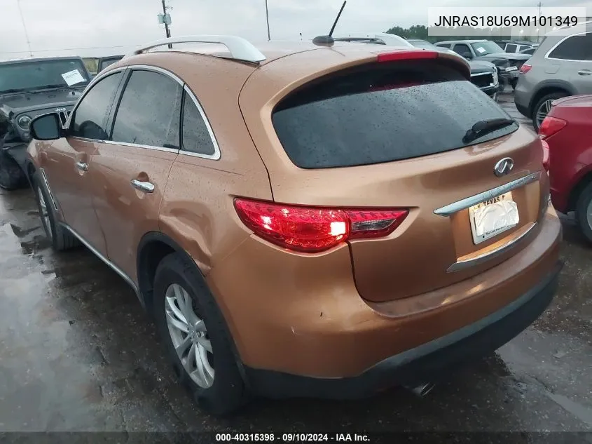 JNRAS18U69M101349 2009 Infiniti Fx35