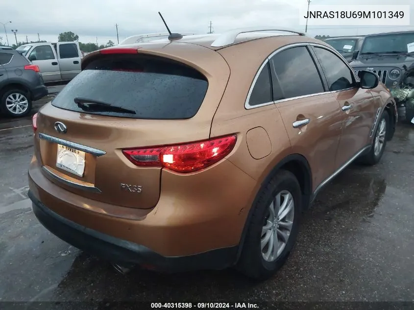 JNRAS18U69M101349 2009 Infiniti Fx35