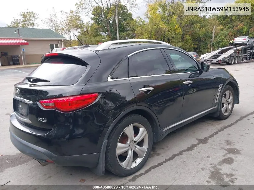 2009 Infiniti Fx35 VIN: JNRAS18W59M153945 Lot: 40588029