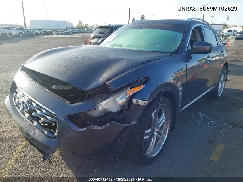 2009 Infiniti Fx35 VIN: JNRAS18U69M102629 Lot: 40712452