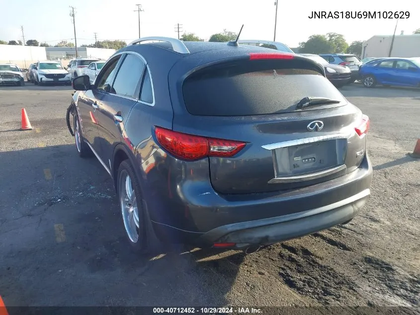 2009 Infiniti Fx35 VIN: JNRAS18U69M102629 Lot: 40712452