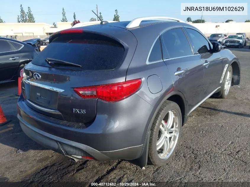 2009 Infiniti Fx35 VIN: JNRAS18U69M102629 Lot: 40712452