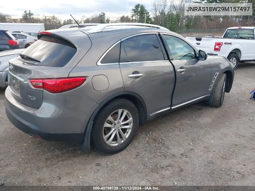 2009 Infiniti Fx35 VIN: JNRAS18W29M157497 Lot: 40799729