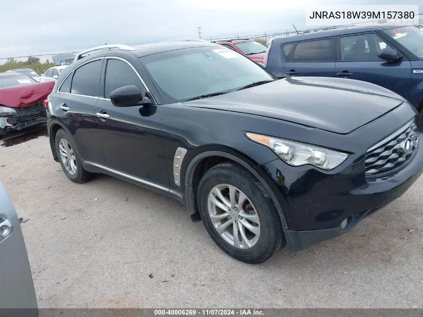 2009 Infiniti Fx35 VIN: JNRAS18W39M157380 Lot: 40806269