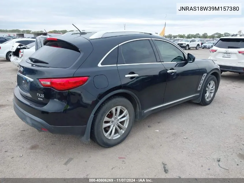 2009 Infiniti Fx35 VIN: JNRAS18W39M157380 Lot: 40806269