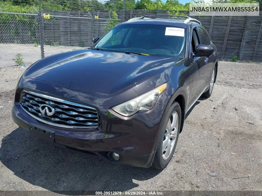 JN8AS1MWXAM855354 2010 Infiniti Fx35