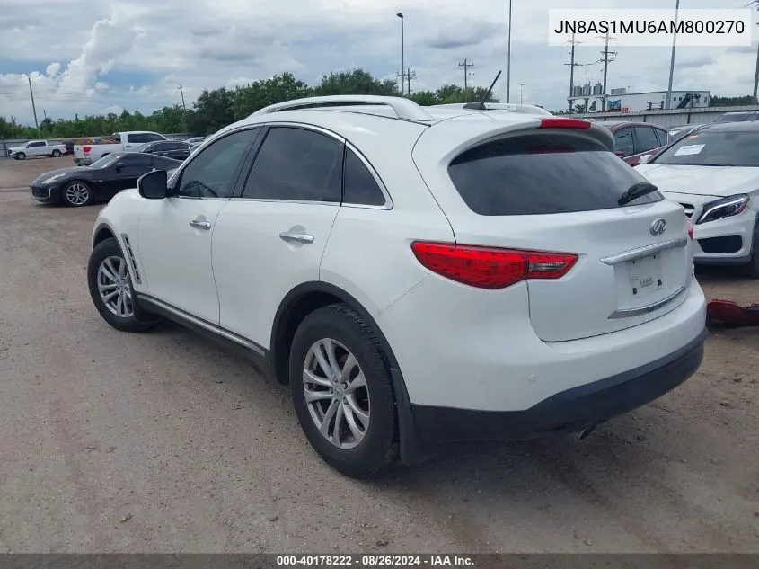 JN8AS1MU6AM800270 2010 Infiniti Fx35