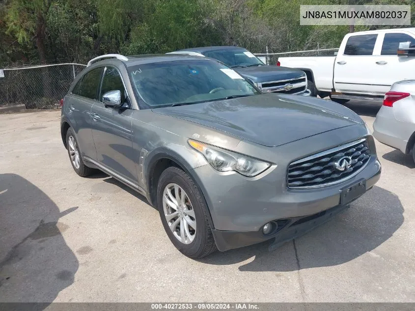 JN8AS1MUXAM802037 2010 Infiniti Fx35