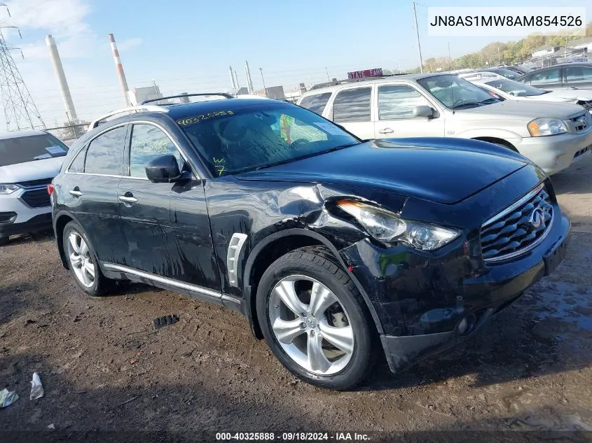 2010 Infiniti Fx35 VIN: JN8AS1MW8AM854526 Lot: 40325888