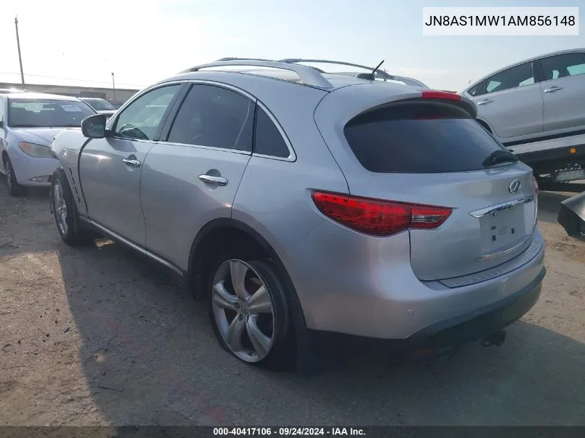 2010 Infiniti Fx35 VIN: JN8AS1MW1AM856148 Lot: 40417106