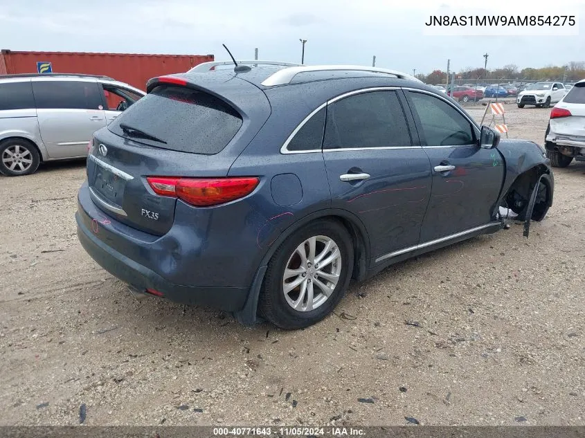 2010 Infiniti Fx35 VIN: JN8AS1MW9AM854275 Lot: 40771643