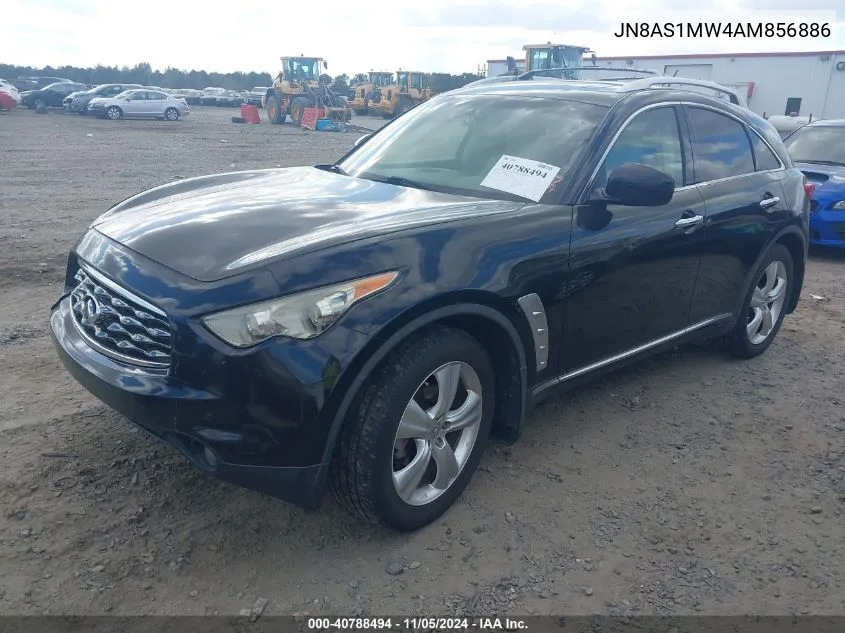 2010 Infiniti Fx35 VIN: JN8AS1MW4AM856886 Lot: 40788494