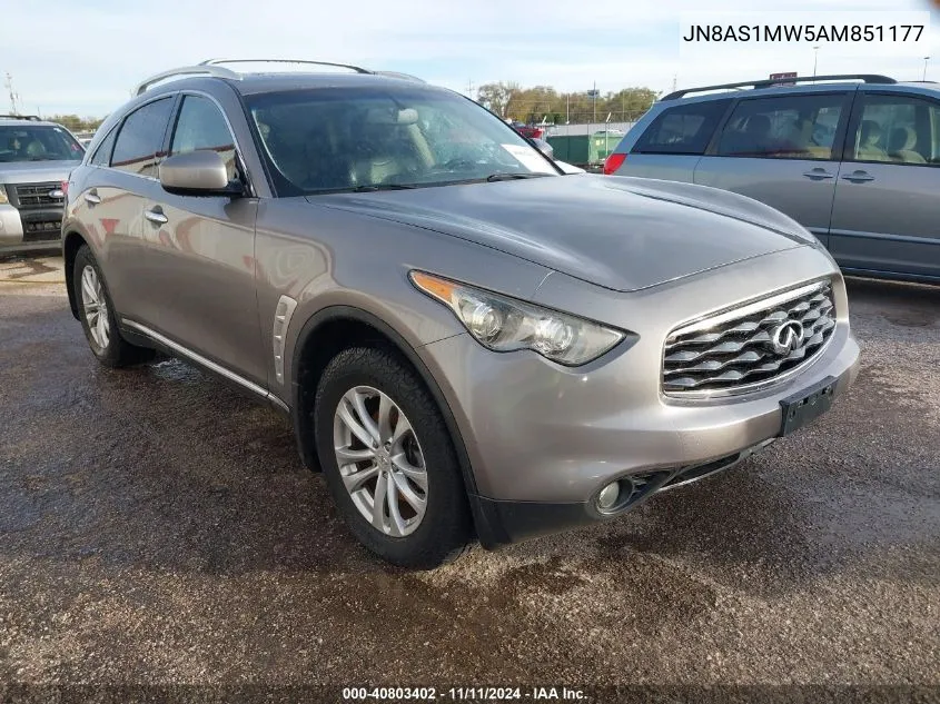 JN8AS1MW5AM851177 2010 Infiniti Fx35