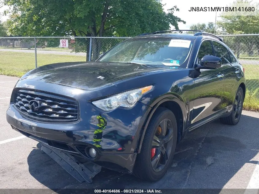 2011 Infiniti Fx35 VIN: JN8AS1MW1BM141680 Lot: 40164686