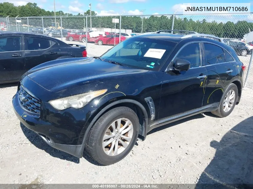 2011 Infiniti Fx35 VIN: JN8AS1MU1BM710686 Lot: 40195987