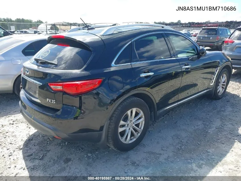 JN8AS1MU1BM710686 2011 Infiniti Fx35