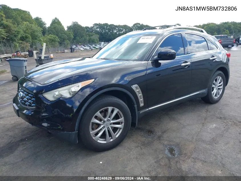 JN8AS1MW5BM732806 2011 Infiniti Fx35