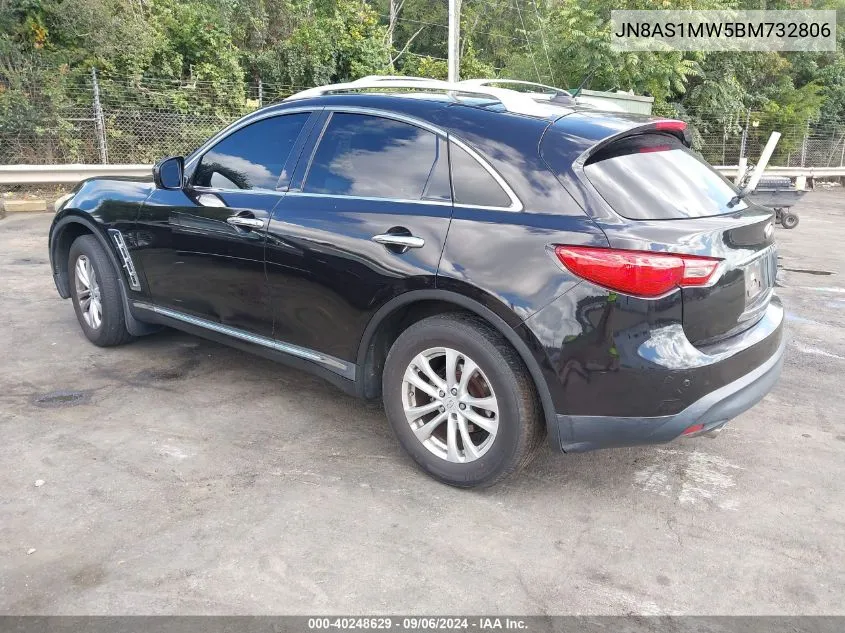 JN8AS1MW5BM732806 2011 Infiniti Fx35