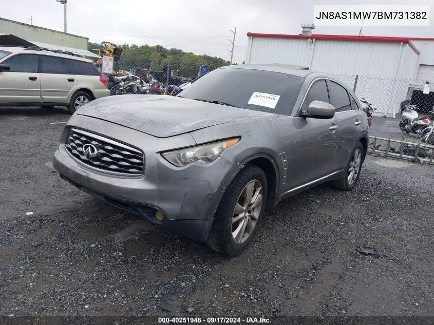 JN8AS1MW7BM731382 2011 Infiniti Fx35