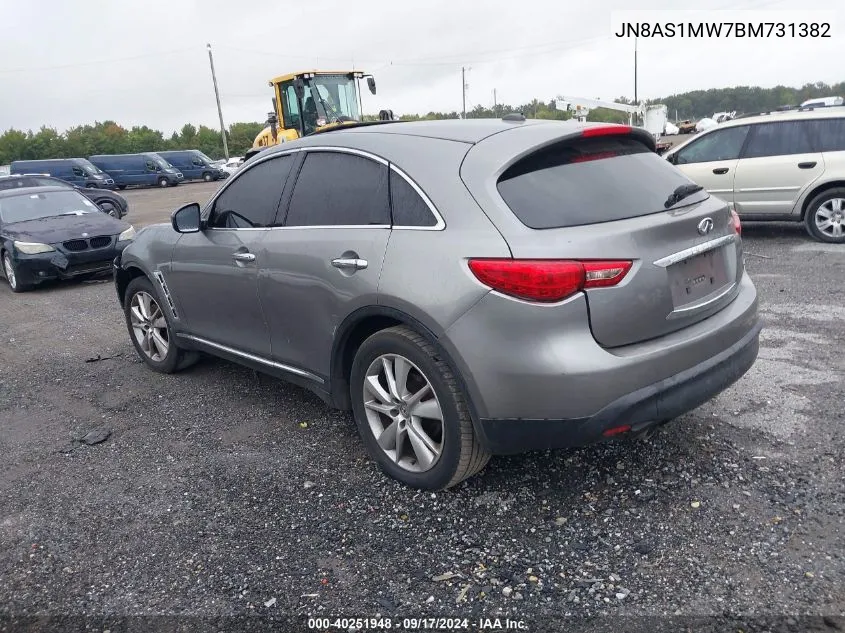 JN8AS1MW7BM731382 2011 Infiniti Fx35