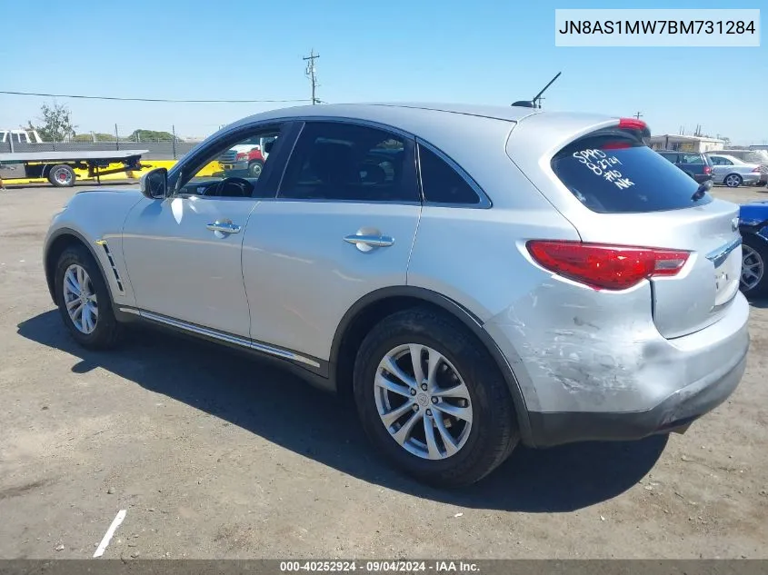 JN8AS1MW7BM731284 2011 Infiniti Fx35