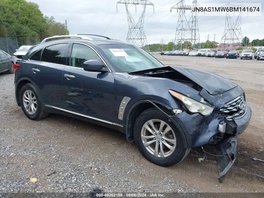 2011 Infiniti Fx35 VIN: JN8AS1MW6BM141674 Lot: 40262159