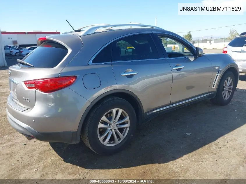 2011 Infiniti Fx35 VIN: JN8AS1MU2BM711829 Lot: 40550043