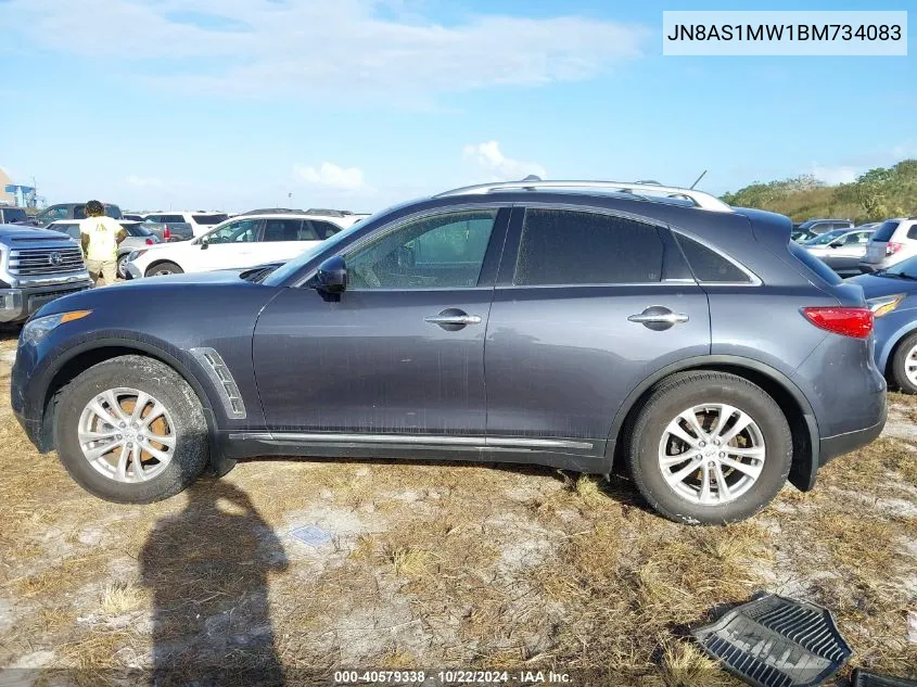 2011 Infiniti Fx35 VIN: JN8AS1MW1BM734083 Lot: 40579338