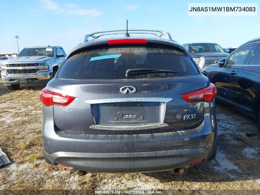 2011 Infiniti Fx35 VIN: JN8AS1MW1BM734083 Lot: 40579338