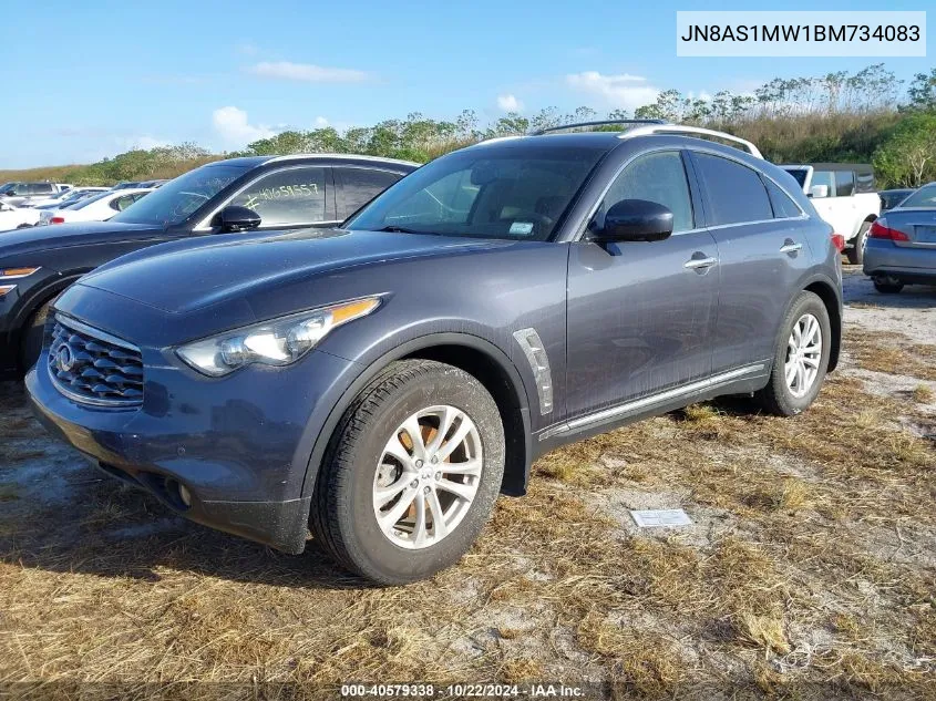 2011 Infiniti Fx35 VIN: JN8AS1MW1BM734083 Lot: 40579338