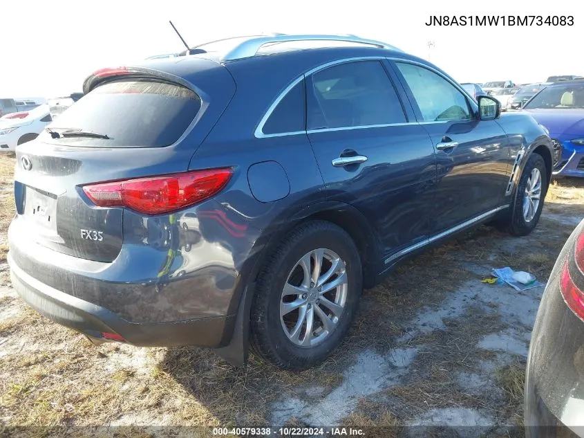 2011 Infiniti Fx35 VIN: JN8AS1MW1BM734083 Lot: 40579338