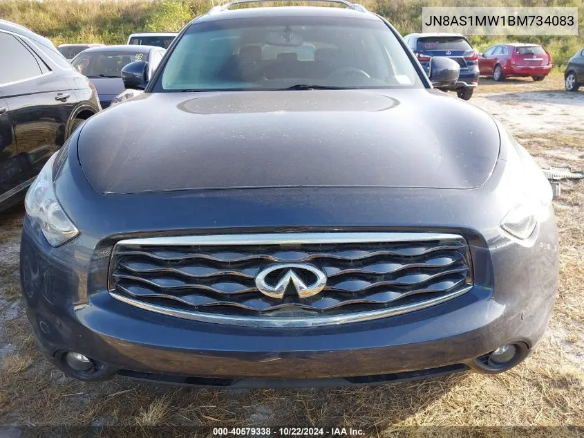 2011 Infiniti Fx35 VIN: JN8AS1MW1BM734083 Lot: 40579338