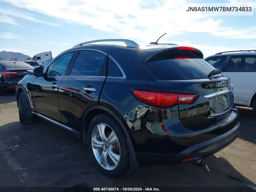 JN8AS1MW7BM734833 2011 Infiniti Fx35