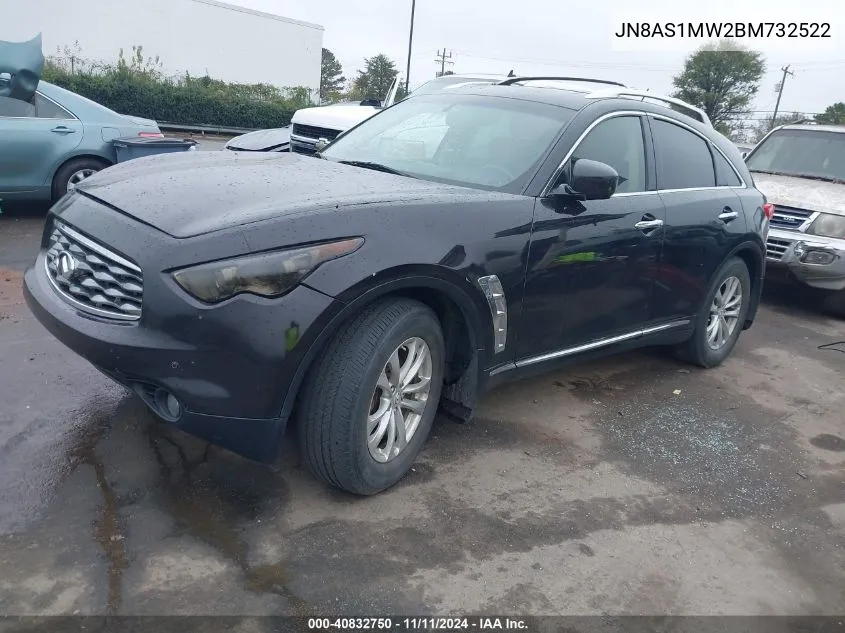 2011 Infiniti Fx35 VIN: JN8AS1MW2BM732522 Lot: 40832750