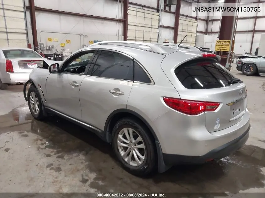 JN8AS1MW5CM150755 2012 Infiniti Fx35