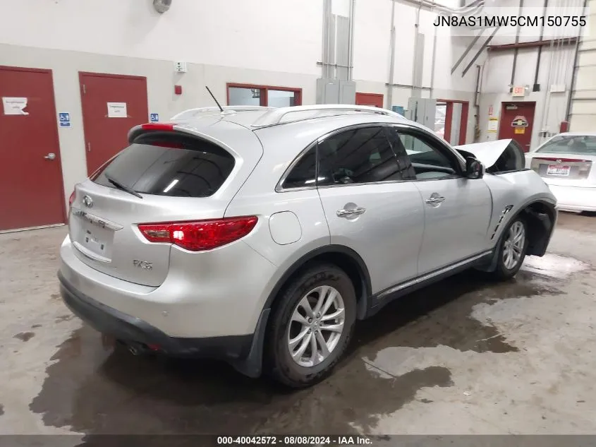 JN8AS1MW5CM150755 2012 Infiniti Fx35