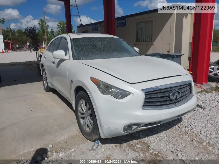 2012 Infiniti Fx35 VIN: JN8AS1MU4CM122069 Lot: 40686488