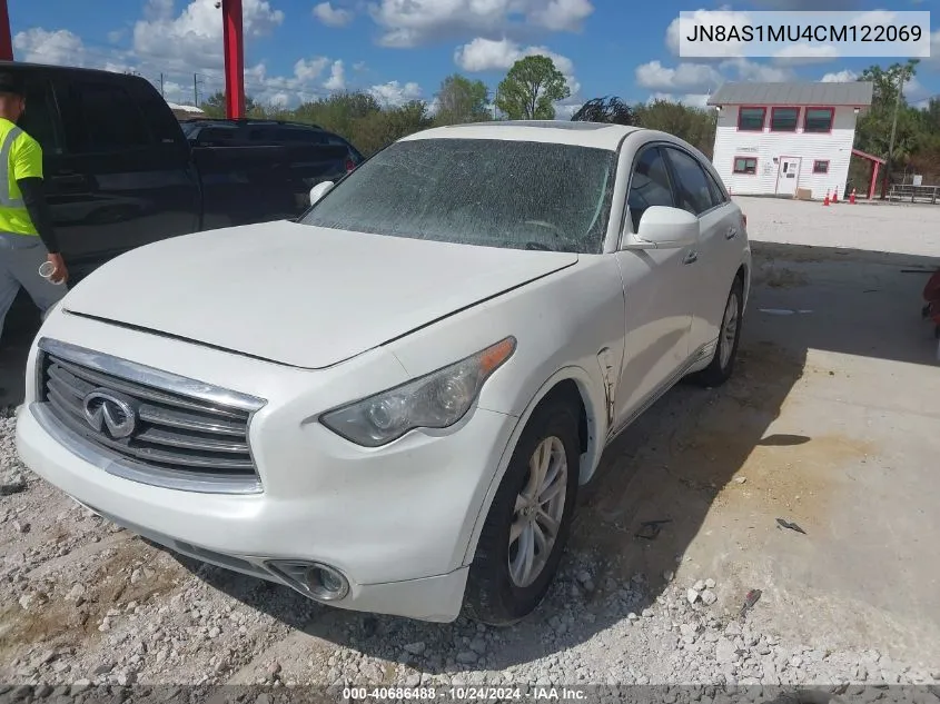 2012 Infiniti Fx35 VIN: JN8AS1MU4CM122069 Lot: 40686488