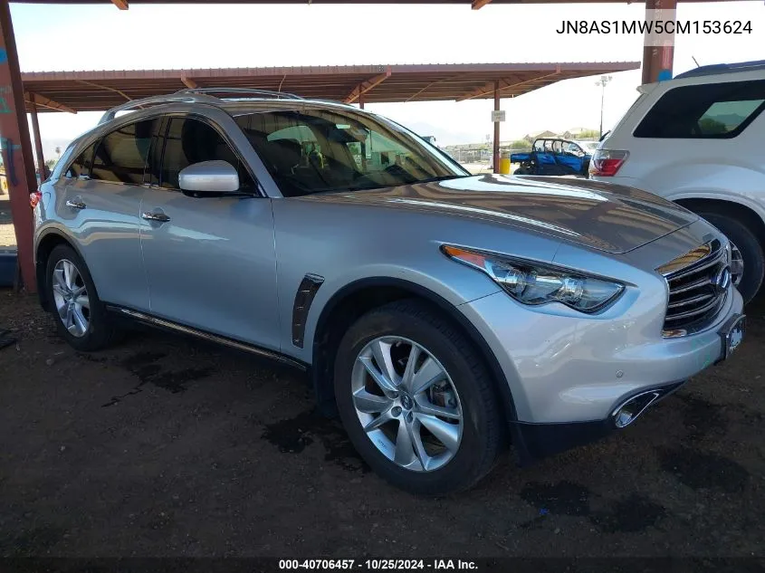 2012 Infiniti Fx35 VIN: JN8AS1MW5CM153624 Lot: 40706457