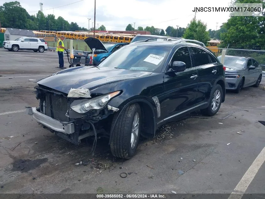 2013 Infiniti Fx37 VIN: JN8CS1MWXDM174060 Lot: 39585052