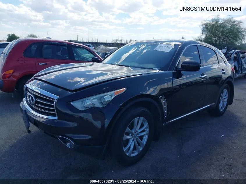 2013 Infiniti Fx37 VIN: JN8CS1MU0DM141664 Lot: 40373291