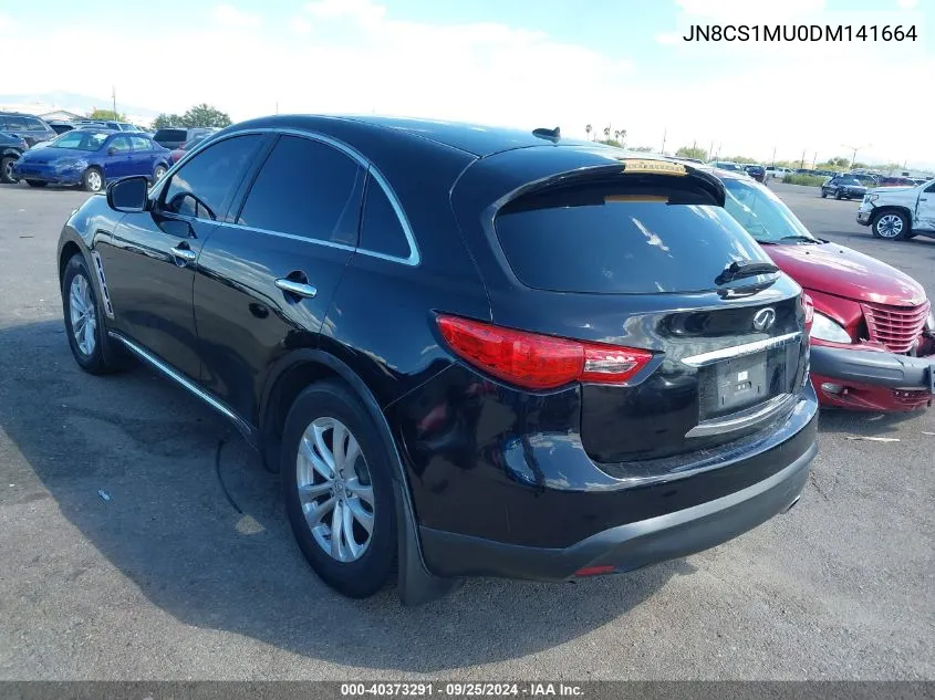 2013 Infiniti Fx37 VIN: JN8CS1MU0DM141664 Lot: 40373291