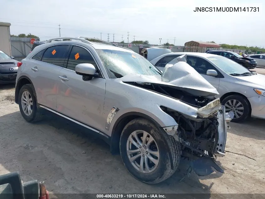 2013 Infiniti Fx37 VIN: JN8CS1MU0DM141731 Lot: 40633219