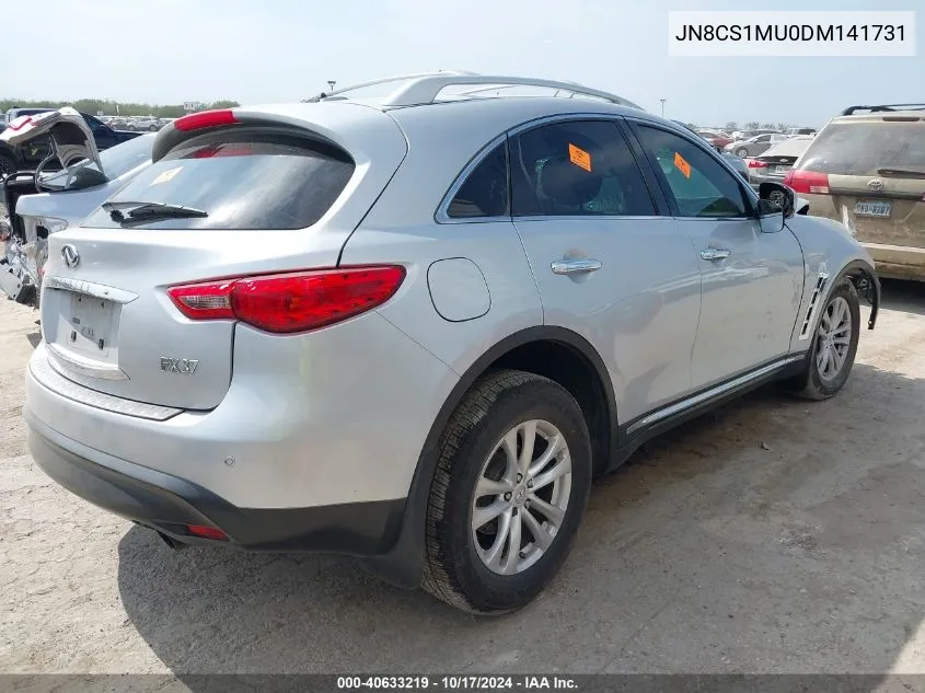 JN8CS1MU0DM141731 2013 Infiniti Fx37